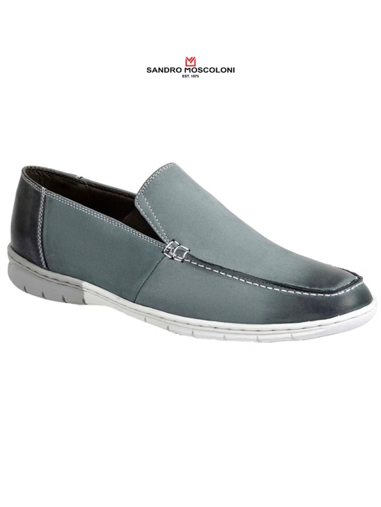Sandro Moscoloni Other - SANDRO MOSCOLONI NIB GUY DOUBLE GORE MOC TOE LEATHER SLIP-ON LOAFERS. SIZE 9.5 D